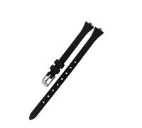 APVMFMKLTG Silicone Watch Strap Fit For CK K4u236/K4u231 Women's Soft Comfortable Watchband Accessories 3 Mm Wrist Strap(Black-Steel)