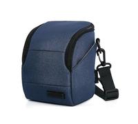 APVMFMKLTG Waterproof Shoulder Camera Bag Fit for Canon Fit for Sony Fit for Nikon DSLR Camera Case Enough Space for Mini Photo Bag(Navy Blue)