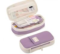 APVPOPOKGM Cute Pencil Cases Large Capacity Pencil Bag Pouch Holder Box for Girls Office Students Organizer School Stationery Supplies(Purple)