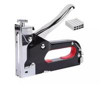 APXB Staple Gun Heavy Duty Trigger Stapler Tracker Upholstery Nails + 1000pcs Staples/DIY Nail Brad Nailer Industrial 3 in 1 Fastener Tool Trigger Home Repairs Carpentry Professional Projects