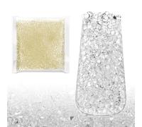 APXEL 10,000pcs Water Beads, Clear Gel Balls, Biodegradable & Eco-Friendly Decorative Water Balls for Home Decor Plants Crafts Vase Filler Stress Relief