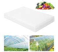 APXEL 2 X 6M Heavy Duty Polythene Plastic Sheeting, Thickened Clear Dust Waterproof Sheets, Garden Grow Polythene Cover Sheets for Gardening Insulation Building Rubble Protection