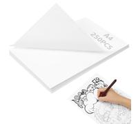 APXEL 250 Sheets Tracing Paper A4 16 GSM, High Transparency Vellum Paper for Design Sketching Architectural Drawing Calligraphy Graphic Scrapbooking & Dressmaking Arts Crafts