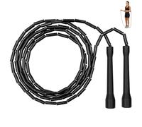 APXEL Beaded Skipping Rope, 3M Adjustable Tangle-Free Beaded Jump Rope