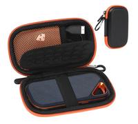 APXEL Hard Drive Case, Protective Cover Travel Storage Bag | Compatible For Sandisk Extreme Pro/Sandisk Extreme Portable External SSD 128GB 500GB 1TB 2TB(Orange)