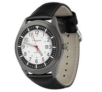 APXEL Men's Analogue Quartz Military Watch - Glow in The Dark with Date Window and Leather Strap - Army Tactical Sports Minimalist Design