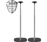 APXL Boat Cover Support Poles 2 PK Support Systems, Height Adjustable 304 Stainless Steel Support Poles with Stable Full-Touchdown Iron Alloy Base for Jon Boat Pontoon Aluminum Boat Tarps Bimini Tops