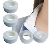 APZDFGIFCD 5 Rolls Collar Protector Sweat Pads, Self-adhesive Shirt Collar Protector Absorbent Sweat Shields Pad for Hat Shirt Neck Liner Armpit Tape Collar Protectors for Women Men, White, 1