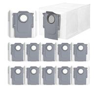 APZOVO 12 Replacement Bags for Roborock Saros 10R /Qrevo Curv/Qrevo Edge /S8 MaxV Ultra /S8 Max Ultra/Q Revo/Qrevo Pro/Qrevo MaxV/Qrevo S/Qrevo Master/Qrevo Slim, 3L Dust Bags