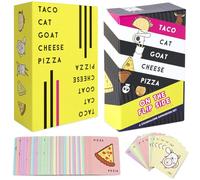 APZRYFF Card Game, 2PCS Board Games Fast-Paced Family Card Game Kids Piles Cards Family Board Games Big Potato P for Pizza Travel Gaming for 2-8 Players, Ages 8+, 10 Minutes Playing Time