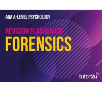 AQA A-Level Psychology Forensic Revision Flashcards