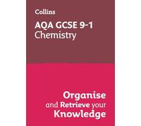 AQA GCSE 9-1 Chemistry – Organise and Retrieve Your Knowledge – Ideal for 2026 & 2027 – Collins
