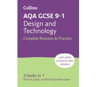 AQA GCSE 9-1 Design & Technology Complete Revision & Practice : Ideal for the 2026 and 2027 Exams Includes Online Edition, Quizzes and Video Solutions