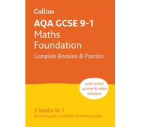 AQA GCSE 9-1 Maths Foundation All-in-One Complete Revision and Practice : Ideal for the 2027 and 2028 Exams Includes Online Edition, Quizzes and Video Solutions