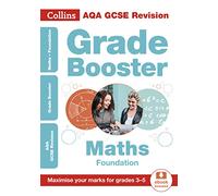 AQA GCSE 9-1 Maths Foundation Grade Booster (Grades 3-5): Ideal for home learning, 2021 assessments and 2022 exams (Collins GCSE Grade 9-1 Revision)