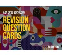 AQA GCSE Sociology Revision Question Cards (ALL TOPICS): for the 2025 and 2026 exams (tutor2u AQA GCSE Sociology)