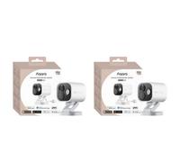 Aqara Camera Hub G5 Pro Duo Bundle Poe White Dual 2.6K Outdoor Ai Security Cameras With Poe, Homekit & Matter