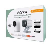 Aqara Complete Indoor & Outdoor Camera Bundle (Wi-Fi, White) Smart Ai Security Camera System With Homekit Secure Video & Matter