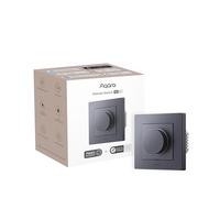 Aqara Dimmer Switch H2 EU - Thread/Zigbee, 2-in-1 Neutral, Matter, Grey | Single Switch, 200W, for dimmable LED/CFL/incandescent/Halogen/ELV Lights, Supports Apple Home, Alexa, Google and Matter