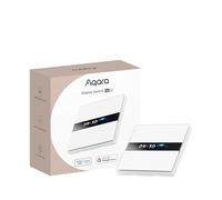 Aqara Display Switch V1 EU (4 Gang 2 Channel with Neutral), Smart Switch with LCD Display Screen, Supports Apple Home, Alexa and Google Home, SmartThings via Matter Bridge, Requires Aqara Zigbee Hub