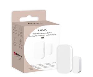 Aqara Door and Window Sensor T1, Smart Home Security Device with Real-Time Alerts, Zigbee 3.0 Compatible, Works with HomeKit, Alexa, and Google Assistant