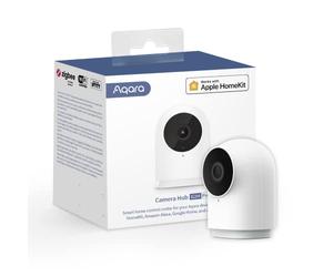 Aqara Security Camera Hub Indoor G2H Pro, 1080p HD HomeKit Secure Video Indoor Camera, Night Vision, Two-Way Audio, Zigbee Hub, Plug-in Cam Compatible with Alexa, Google Assistant, Works with IFTTT
