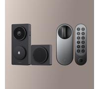 Aqara Smart Door Entry Kit Plus Smart Video Doorbell, Smart Lock & Hub Bundle With Apple Homekit, Alexa & Google Home