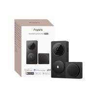 Aqara Smart Doorbell Camera G410 with Chime, 2K, HomeKit Secure Video, 2-Way Audio, Built-in Matter Hub, Wireless/Wired, Supports Apple Home, Alexa, Google, Home Assistant, 2.4G/5GHz Wi-Fi, Black