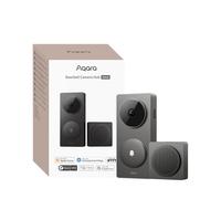 Aqara Smart Doorbell Camera G410 with Chime, 2K, HomeKit Secure Video, 2-Way Audio, Built-in Matter Hub, Wireless/Wired, Supports Apple Home, Alexa, Google, Home Assistant, 2.4G/5GHz Wi-Fi, Grey