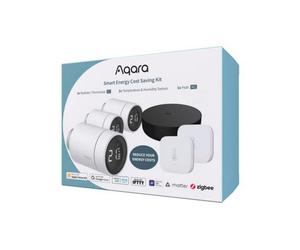 Aqara Smart Energy Cost Saving Kit, Complete Zigbee Smart Heating Bundle, Radiator Thermostats, Temperature Sensors & Hub M2