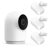 AQARA G2H Full HD 1080p WiFi Security Camera Hub Kit with Sensors, White