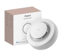 Aqara Smoke Detector, Requires Aqara Zigbee 3.0 Hub, Smoke Alarms with 85dB Siren & LED Indicator, Fire Alarm with Ultra Long Battery Life, Supports HomeKit, Alexa, Google Home, Matter over Bridge