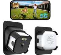 Aqash Window Security Camera 2 Pack 3MP 2K - 5GHz WiFi Wired Safeview Window Camera with Night Vision for Looking Outside Indoor, 24/7 Recording Motion Detection ChroMax AI Color Support