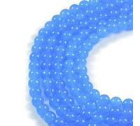 AqBeadsUk Semi Precious Beads Premium Genuine Natural Aquamarine 10mm Round Gemstone 15" Beads for Jewellery Making