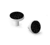 AQCDPJYU 6 Pack Constellation Night Star Sky Cabinet Knobs & Wall Hooks, White Base Solid Zinc Alloy Modern Drawer Pulls for Kitchen Bathroom Dresser(White)