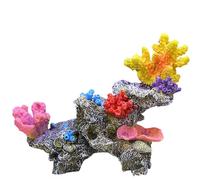 AQCDPJYU Artificial Aquarium Coral Reef Decorations, Premium Resin Fish Tank Plants Ornaments for Landscape(C)