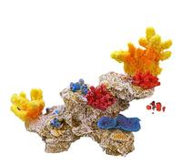 AQCDPJYU Artificial Aquarium Coral Reef Decorations, Premium Resin Fish Tank Plants Ornaments for Landscape(D)
