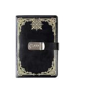 AQCDPJYU Simple Delicate 200 Pages Password Book, Lock Diary Creative Hand Ledger Office School Stationery(Black)