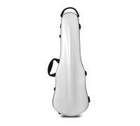 AQCDPJYU Violin Case, Lightweight High-end Compression-Resistant Backpack - Composite PC, Fits 4/4 & 3/4 Violins, Multiple Colors Optional(White)