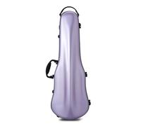 AQCDPJYU Violin Case, Lightweight High-end Compression-Resistant Backpack - Composite PC, Fits 4/4 & 3/4 Violins, Multiple Colors Optional(Purple)