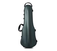 AQCDPJYU Violin Case, Lightweight High-end Compression-Resistant Backpack - Composite PC, Fits 4/4 & 3/4 Violins, Multiple Colors Optional(Dark Green)