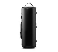 AQCDPJYU Violin Case, Lightweight High-end Compression-Resistant Backpack - Composite PC, Fits 4/4 & 3/4 Violins, Multiple Colors Optional(Matte Black)