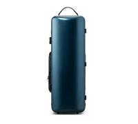 AQCDPJYU Violin Case, Lightweight High-end Compression-Resistant Backpack - Composite PC, Fits 4/4 & 3/4 Violins, Multiple Colors Optional(Frosted Blue)