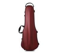 AQCDPJYU Violin Case, Lightweight High-end Compression-Resistant Backpack - Composite PC, Fits 4/4 & 3/4 Violins, Multiple Colors Optional(Burgundy)