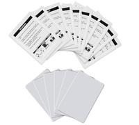 AQDD CR80 Cleaning Card, 10-Pack (60622), Dual-Sided, Compatible with DYMO & Brother P-touch Label Printers, ID Card Printers, Thermal Printers