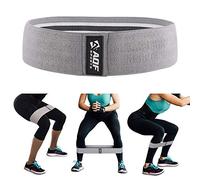 AQF Booty Resistance Band for Legs and Glutes - Exercise Bands for Gym & Indoor Fitness Equipment, Non-Slip Leg Stretcher for Men & Women 16" Long