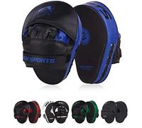 AQF Boxing Pads Curved Focus Mitts for Muay Thai, MMA, Kickboxing Training