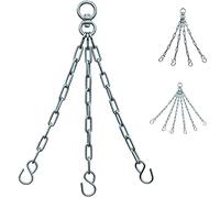 AQF Heavy Duty Boxing Punch Bag Iron 3 Panel Chains Wall Mount Punching MMA Training Hanger (3 Strand)