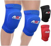 AQF Knee Support Brace Protector Foam Pads Guard Wraps Elasticated Shield (Blue, S)