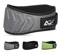 AQF Neoprene Weight lifting Belt for Men and Women - Extra Wide 6” Curved Gym Training Double Padded Strength for Back Support Powerlifting Bodybuilding CrossFit Squats Deadlift and Workout Equipment